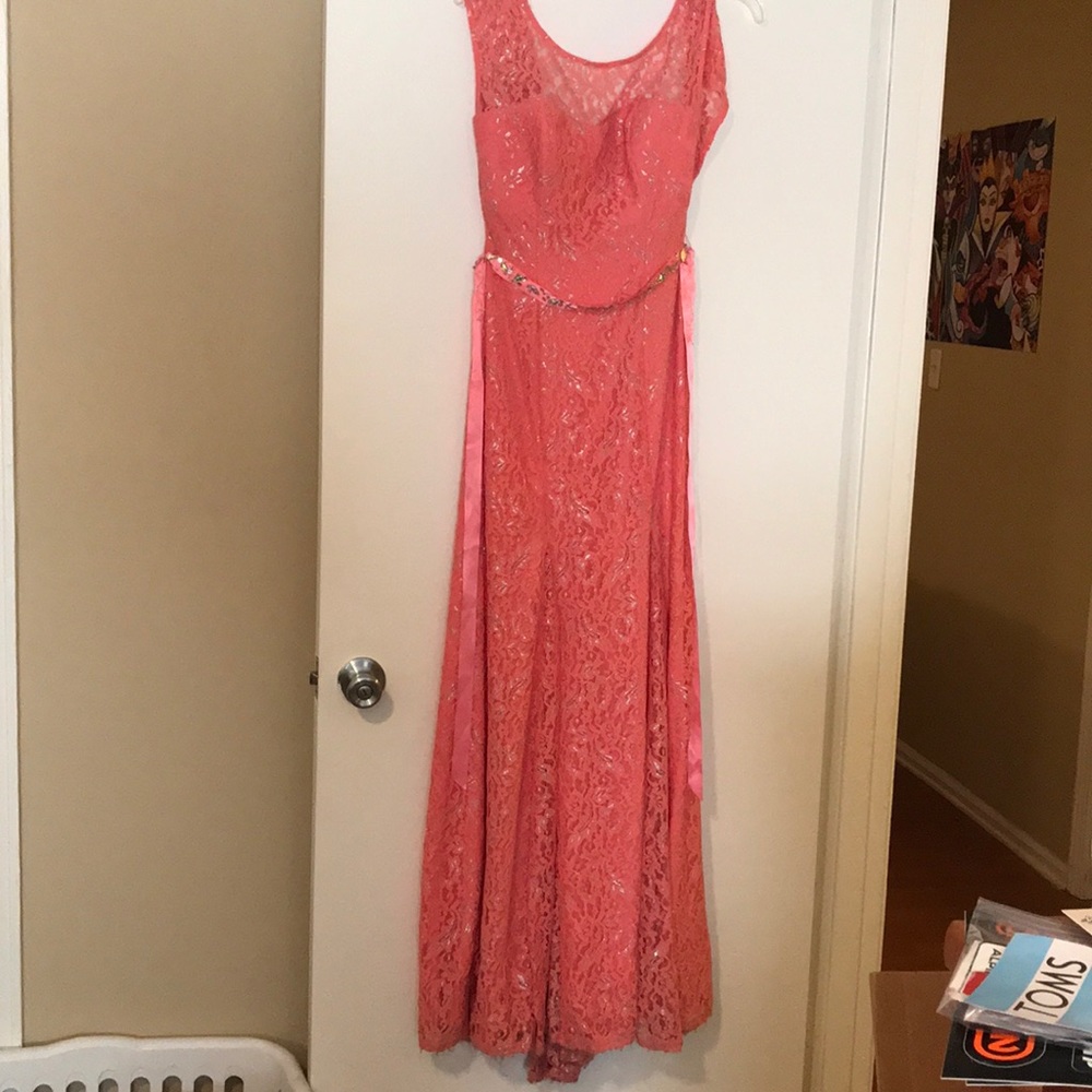 Sequin Hearts Prom Dress